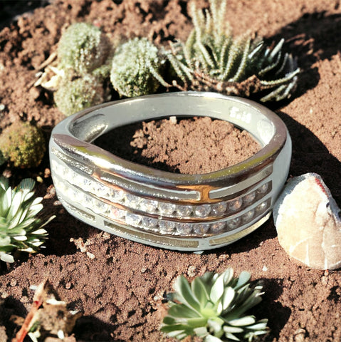 925 Sterling Silver Nario Ring 