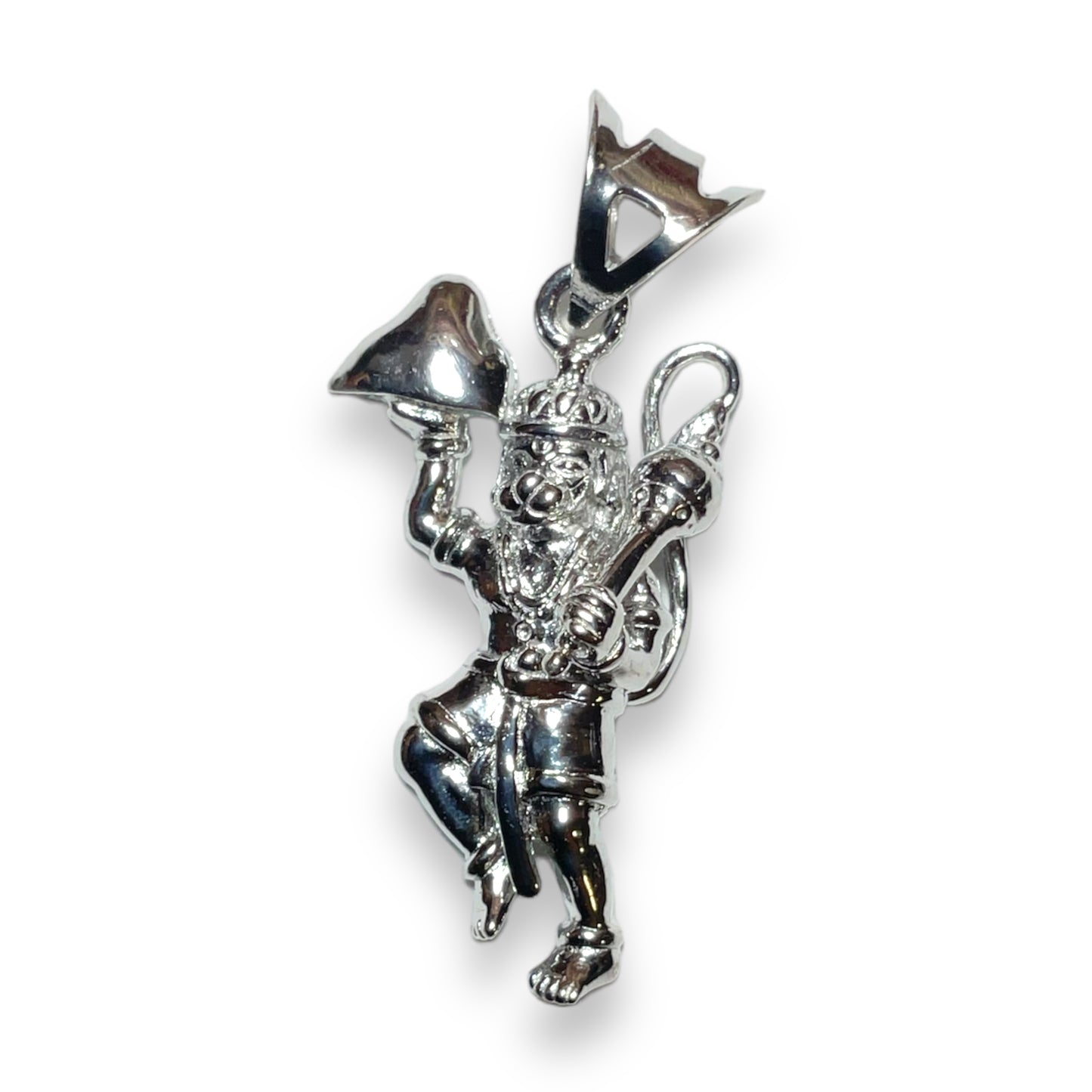 Sterling Silver Hanuman Ji Necklace 