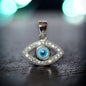 Sterling Silver Evil Eye Bella Pendant